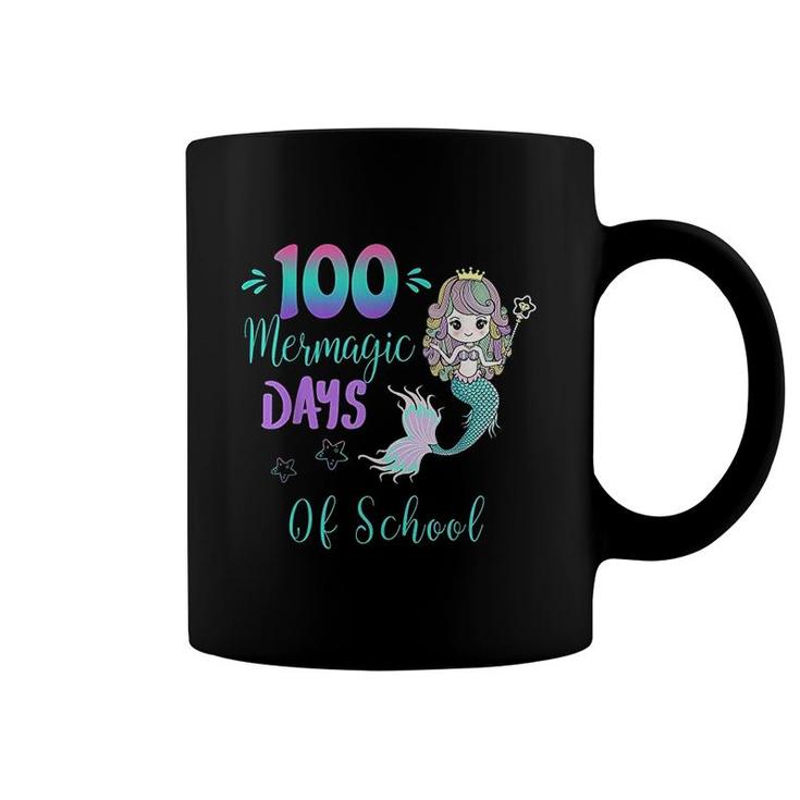 Happy 100 Days Of School Pre-k 1st Grade Mermaid Outfit Coffee Mug