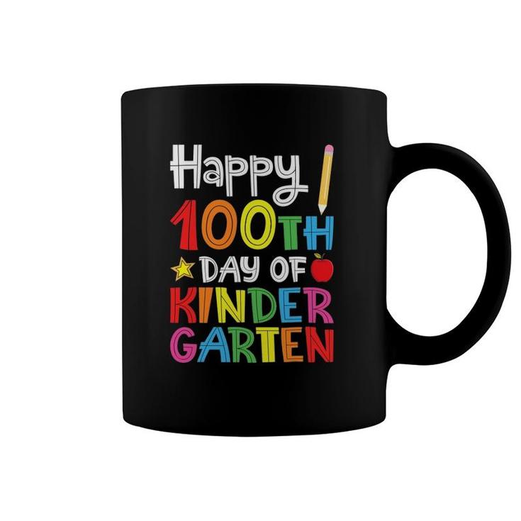 Happy 100Th Day Of Kindergarten Gift For Teacher Or Student Coffee Mug