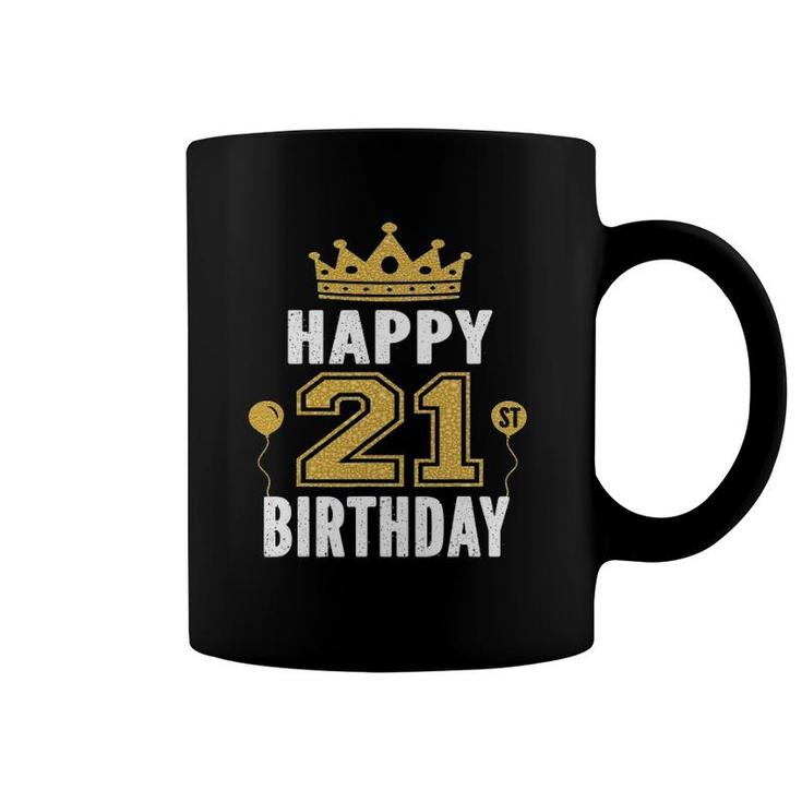 Happy 21St Birthday Idea For 21 Years Old Man And Woman Coffee Mug