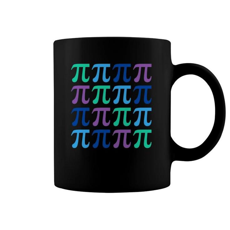 Happy Pi Day With Symbols For Math Teachers Coffee Mug