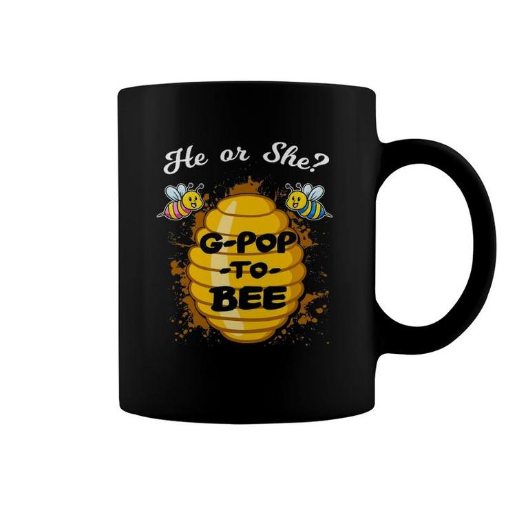 He Or She G-Pop To Bee Gender Baby Reveal Announcement Party Coffee Mug