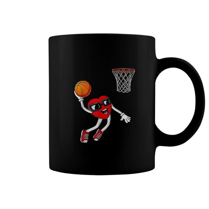 Heart Basketball Gift Coffee Mug