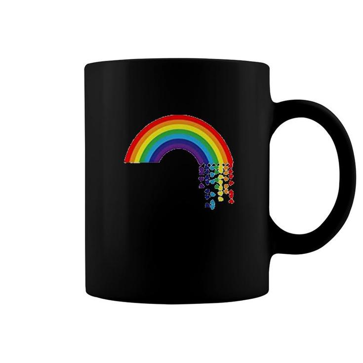 Heart Rainbow Lgbt Gift Coffee Mug