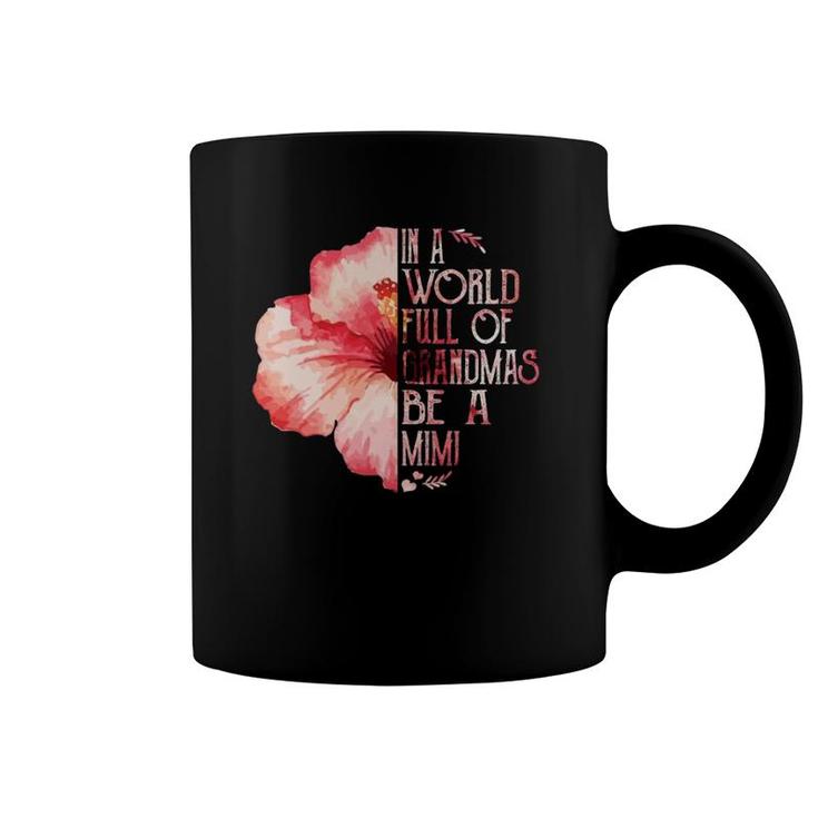 Hibiscus Flower Mimi Happy Mother&39S Day Mug Coffee Mug
