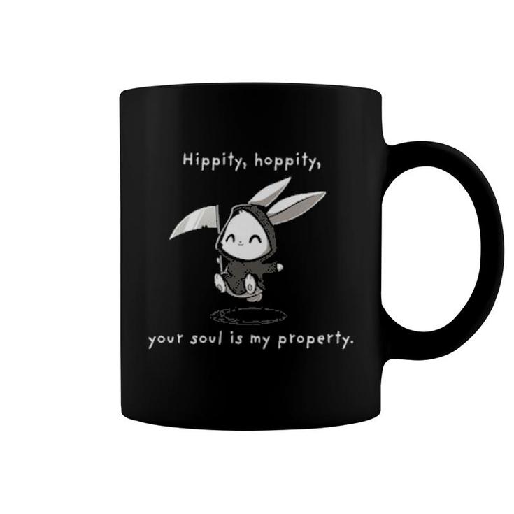 Hippity Hoppity Your Soul Is My Property Coffee Mug | Mazezy