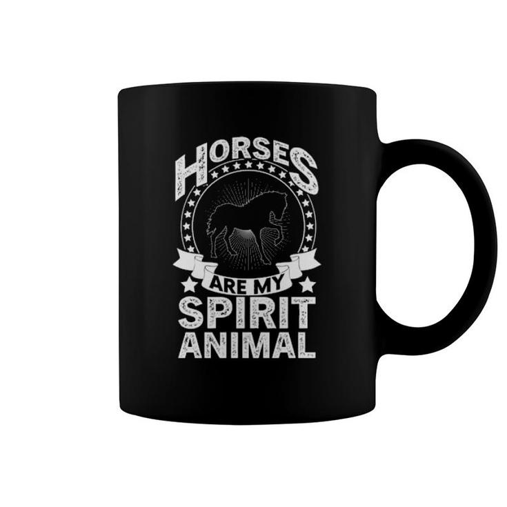 Horse Are My Spirit Animal Coffee Mug