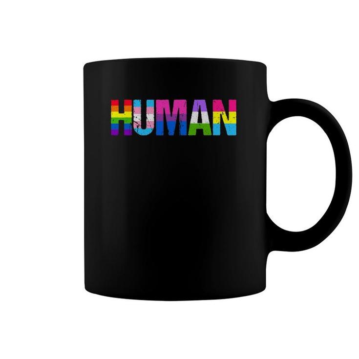 Human Pride Month Lgbtq Lgbt Coffee Mug