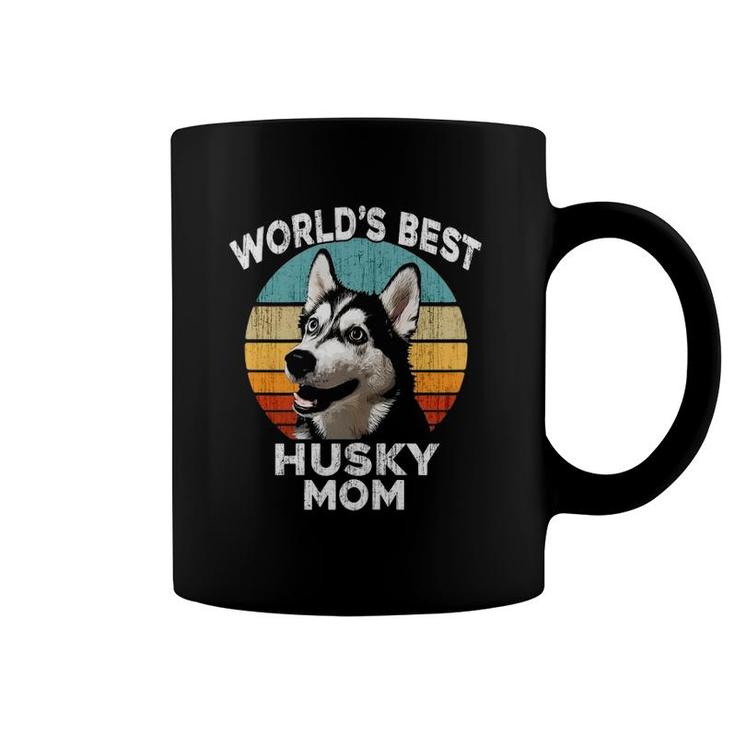 Huskie Mother's Day World's Best Husky Mom Dog Coffee Mug