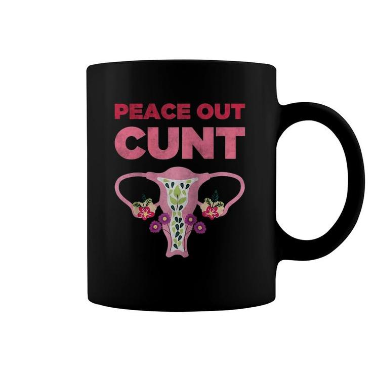 Hysterectomy Recovery Products - Peace Out Uterus  Coffee Mug