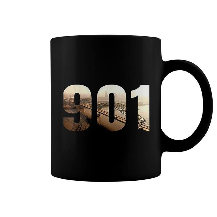 I Am 901 Tennessee Area Code Historical Bridge Coffee Mug