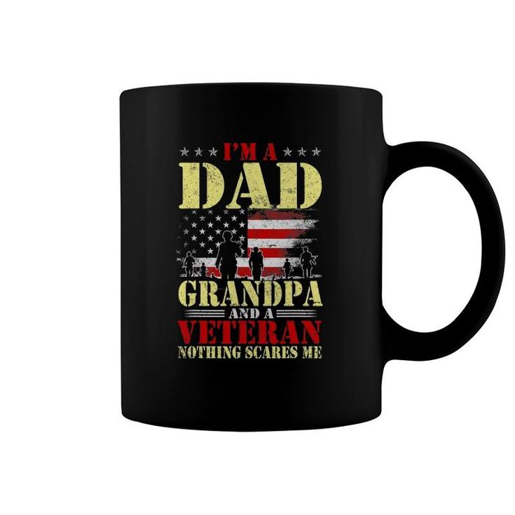 I Am A Dad A Grandpa And A Veteran Father's Day Gift Coffee Mug