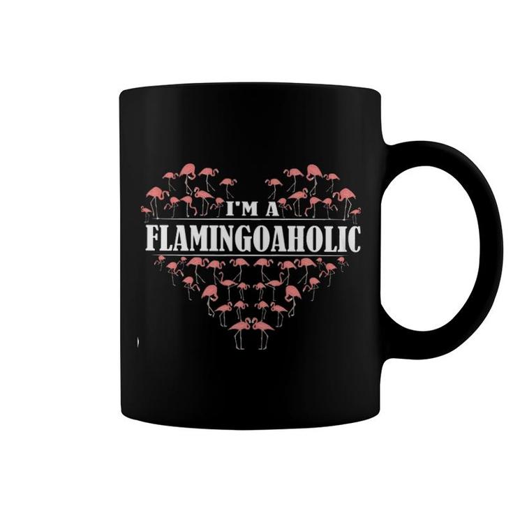 I Am A Flamingoaholic Coffee Mug