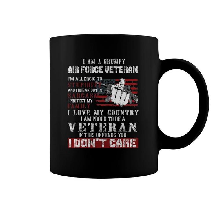 I Am A Grumpy Air Force Veteran, Retired Air Force Veteran Coffee Mug