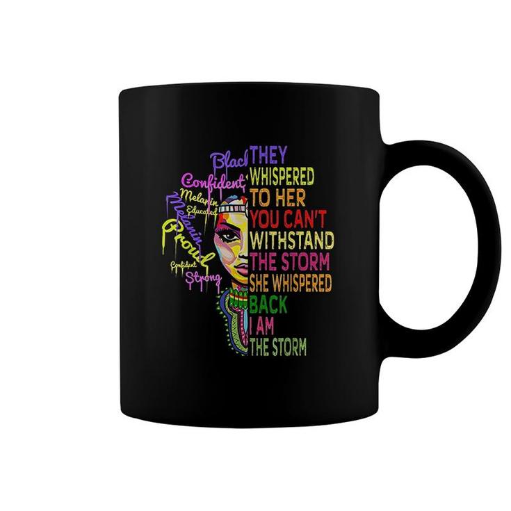 I Am The Storm Strong African Woman Coffee Mug