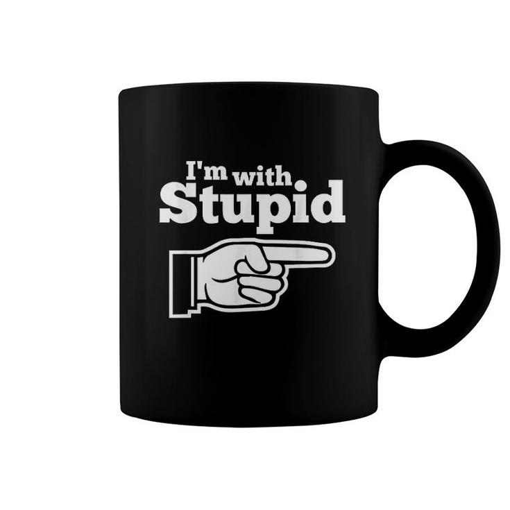 I Am With Stupid Shirt Men Kids And Women Coffee Mug