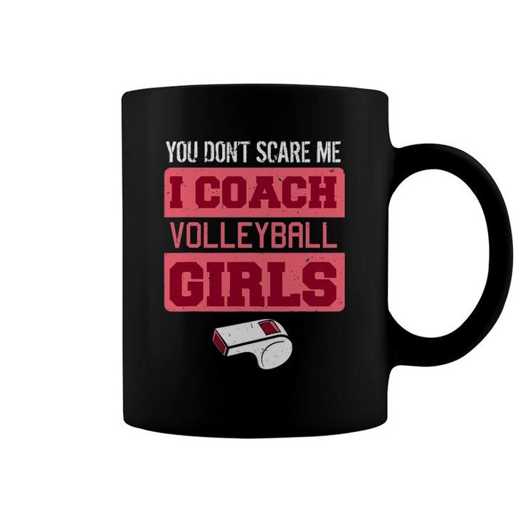 I Coach Volleyball Girls Women Team Sport Coaches Gift Idea Coffee Mug