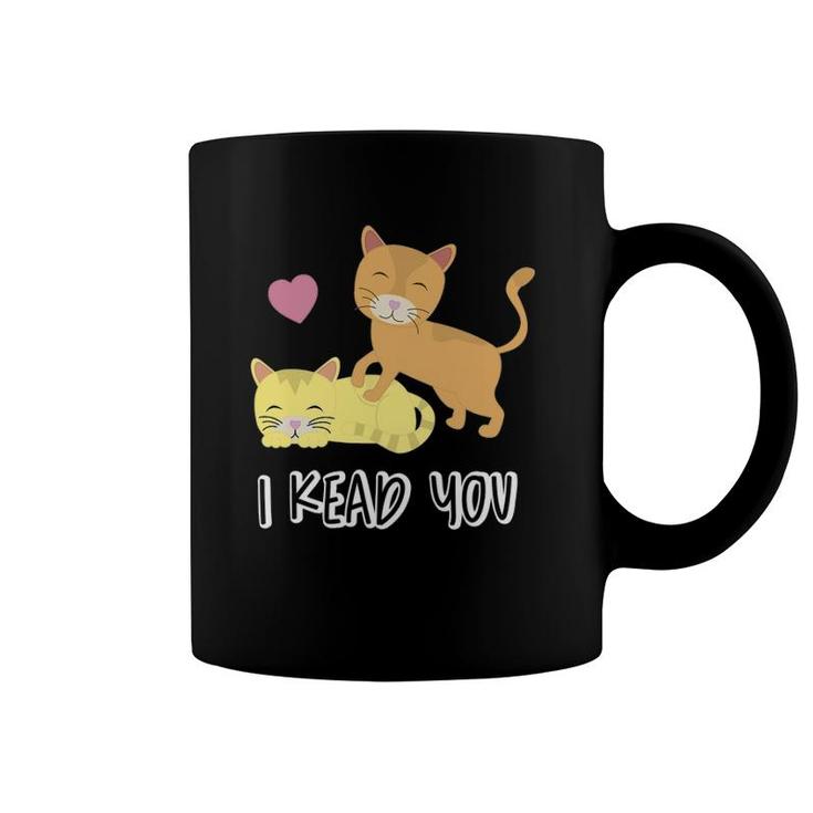 I Knead You Funny Romantic Kitty Cat Pun Coffee Mug