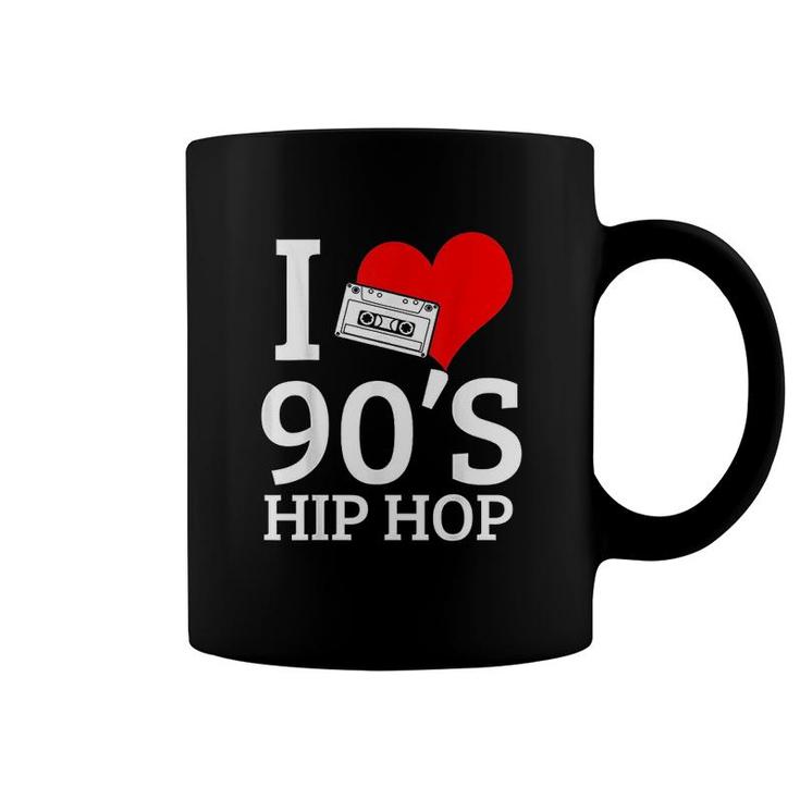 I Love 90s Hip Hop Rap Coffee Mug