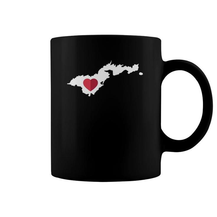I Love American Samoa Funny Cute Pride Heart Gift State Coffee Mug