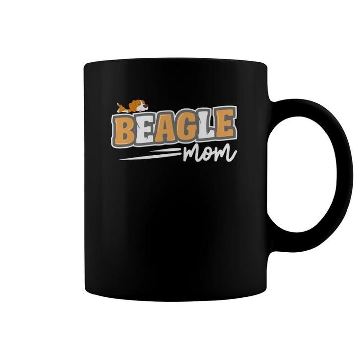 I Love Beagle Dogs Apparel Beagle Mom Blue Small Coffee Mug