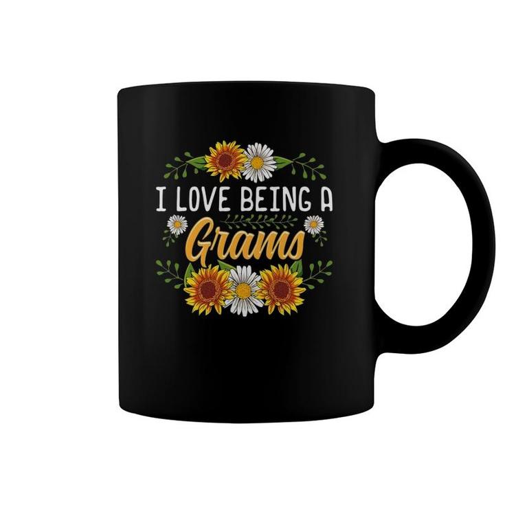 I Love Being A Grams  Sunflower Mother's Day Gifts Coffee Mug