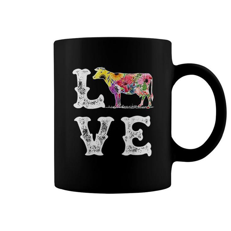 I Love Cows Funny Cow Gift Coffee Mug