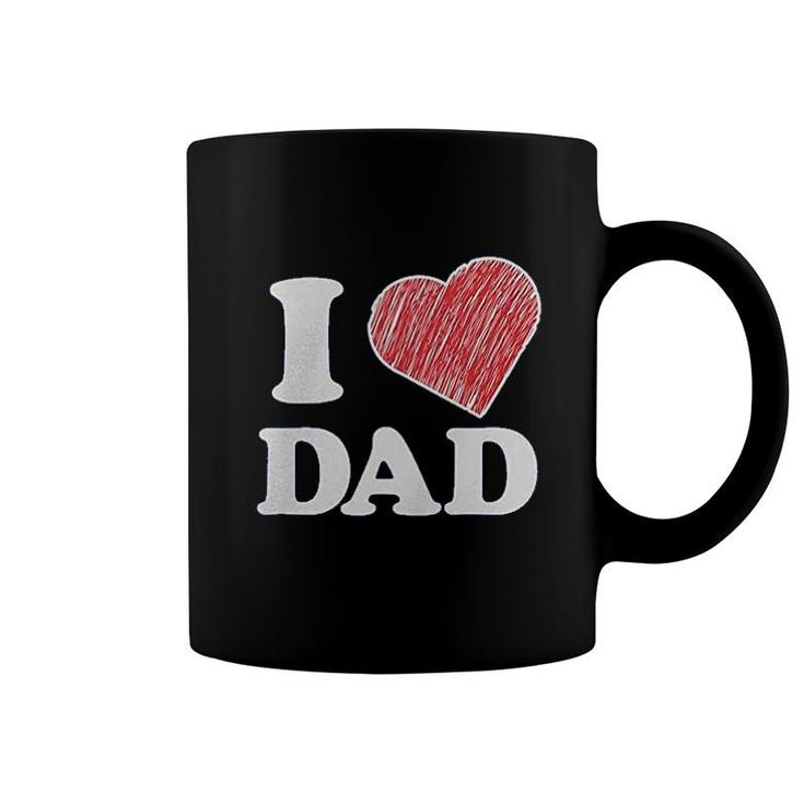I Love Dad Coffee Mug
