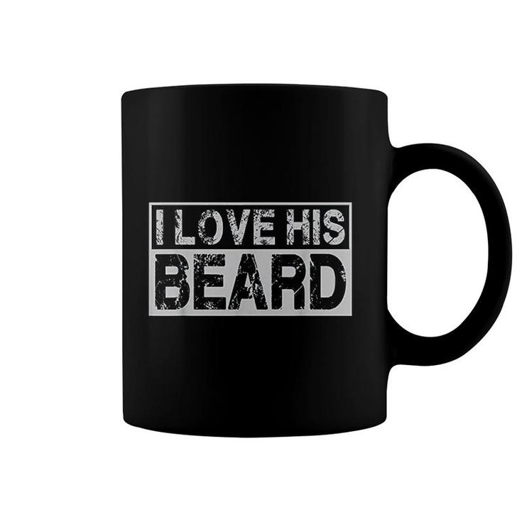 I Love His Beard Her Butt Matching Couples Compliment Coffee Mug
