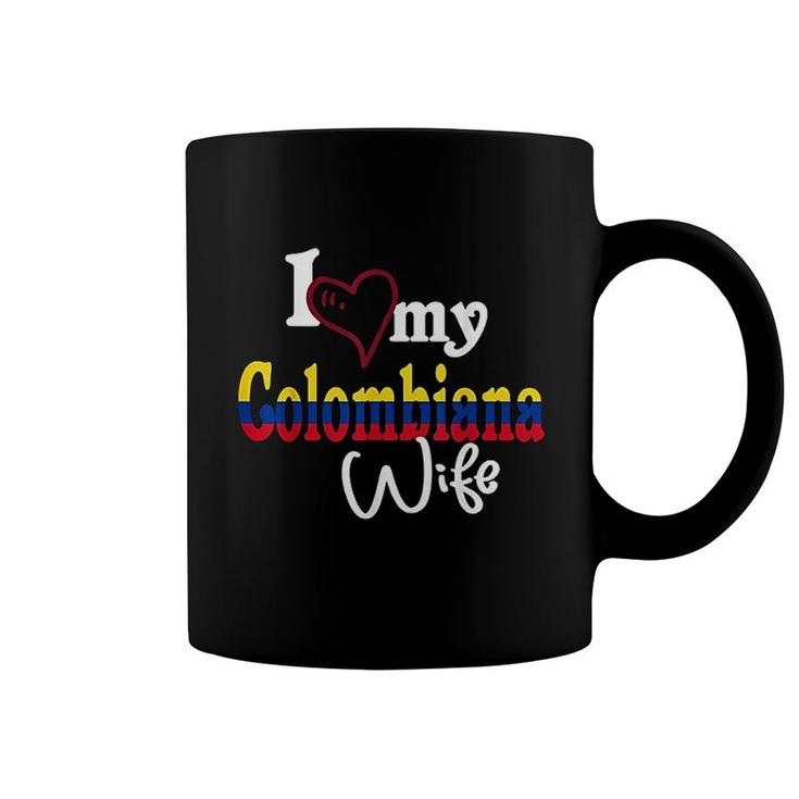 I Love My Colombiana Wife Coffee Mug