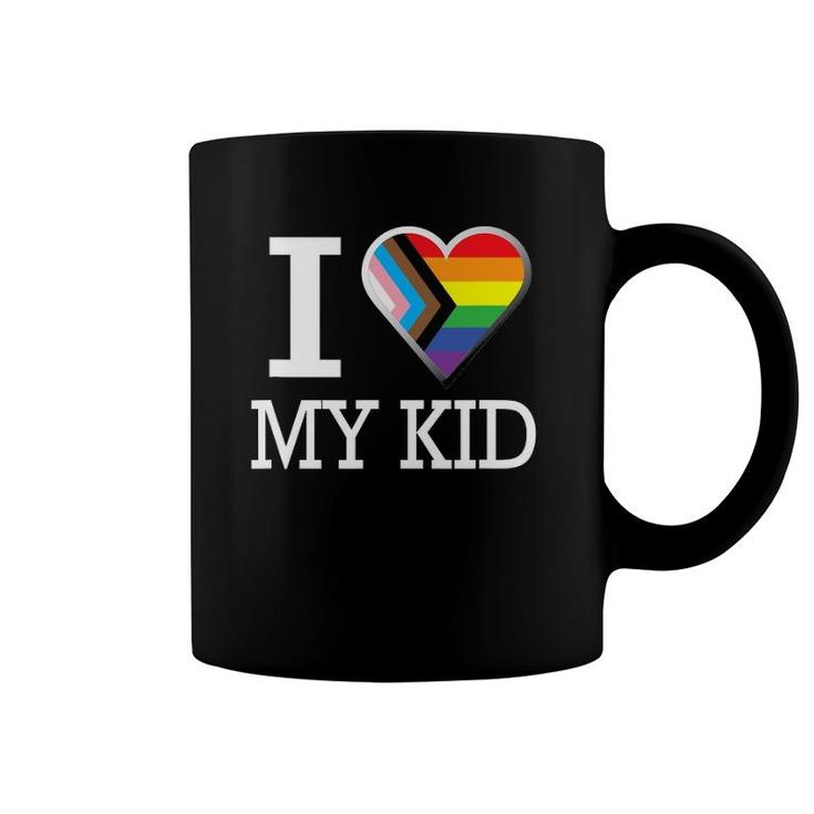 I Love My Kid With Pride Coffee Mug