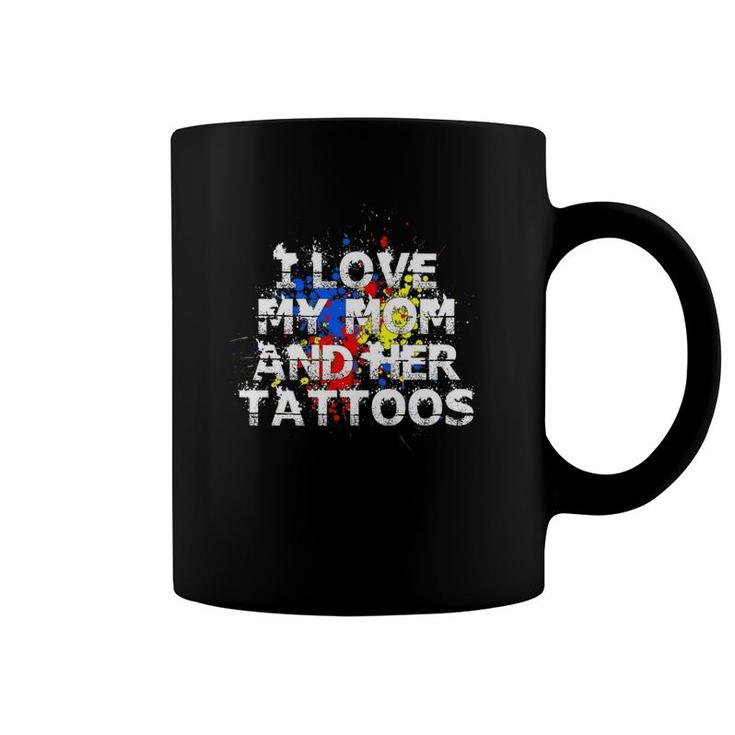 I Love My Mom And Her Tattoos Splatoon Ink It Up Splatter Coffee Mug