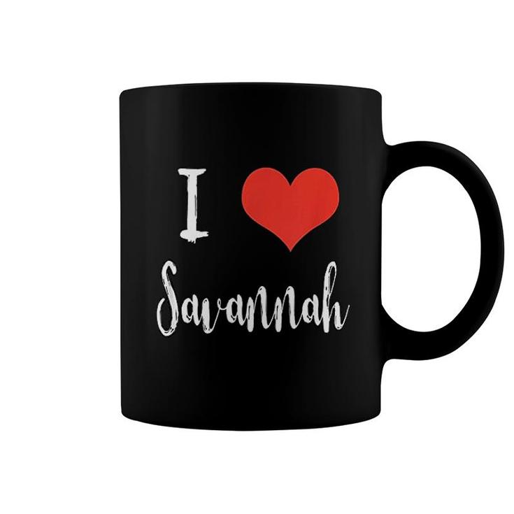 I Love Savannah Coffee Mug