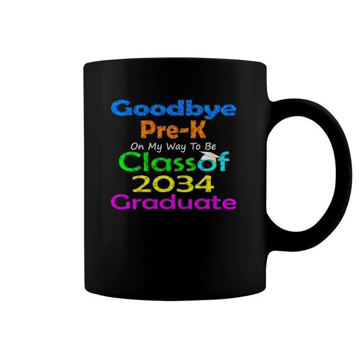 I Nailed Nursery Class Of 2034 Goodbye Pre K Graduation Coffee Mug