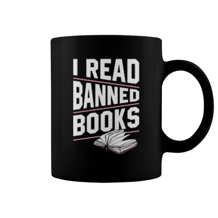 I Read Banned Books Literacy Advocate Librarian  Coffee Mug