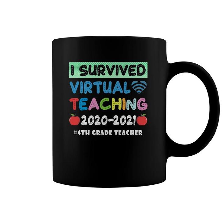 I Survived Virtual Teaching End Of Year Teacher Remote Coffee Mug