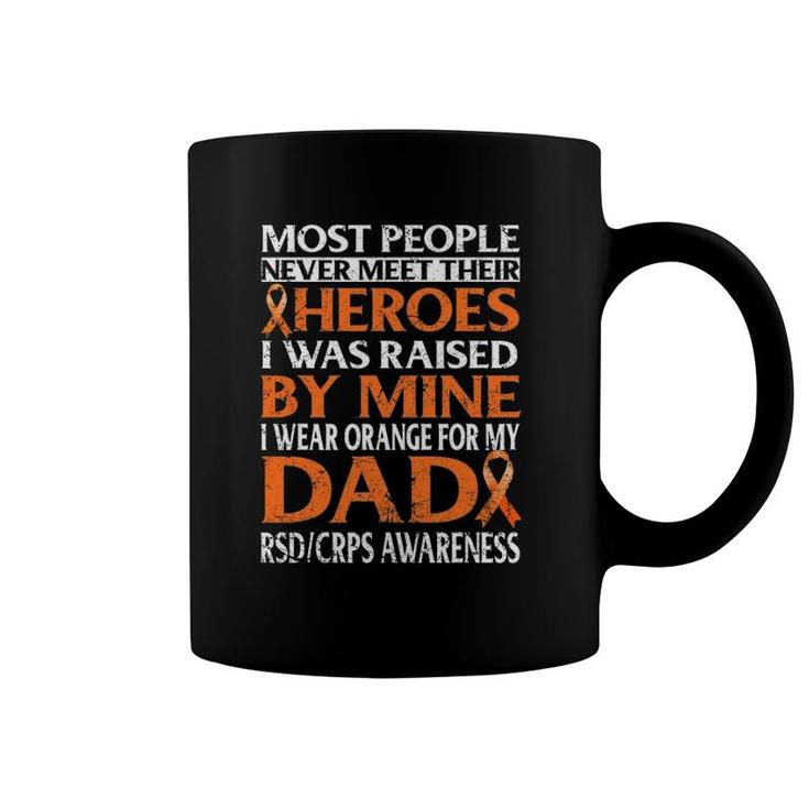 I Wear Orange For My Dad Rsdcrp Awareness Coffee Mug