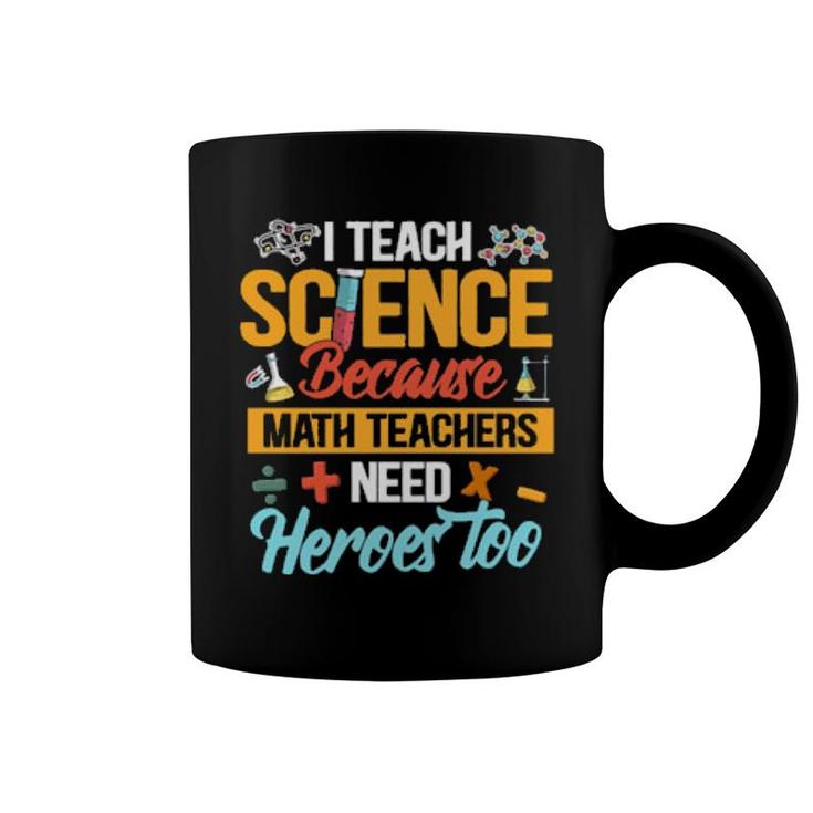 Ich Lehre Wissenschaft, Weil Mathematische Lehrer Auch Helden Brauchen Langarm  Coffee Mug
