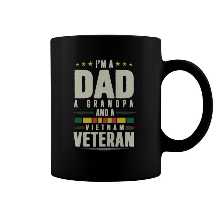I'm A Dad A Grandpa And A Vietnam Veteran Coffee Mug