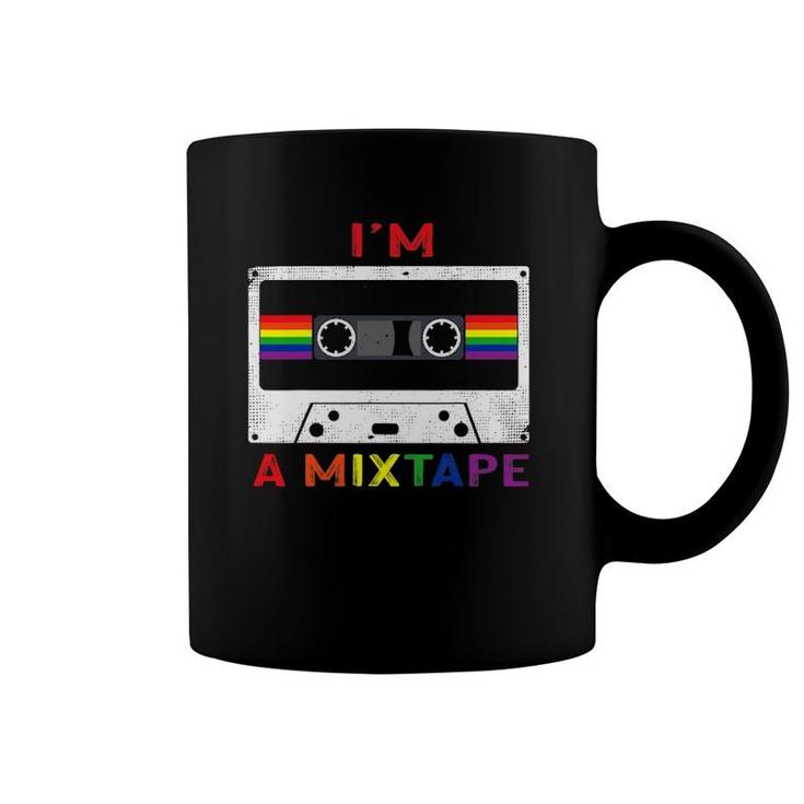 Im A Mixtape Gay Pride Rainbow Flag Lgbtq Retro Lgbt Gift Coffee Mug