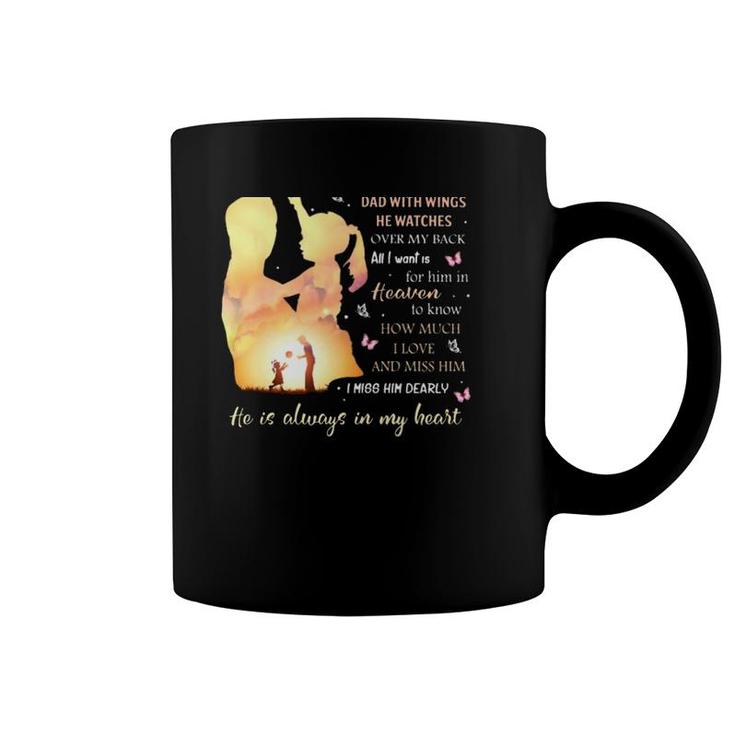 I'm Not A Fatherless Daughter I Am A Daughter To A Dad In Heaven Coffee Mug
