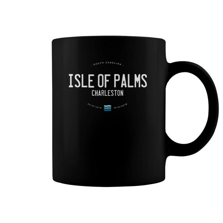 Isle Of Palms Charleston South Carolina Beach Waves Coffee Mug