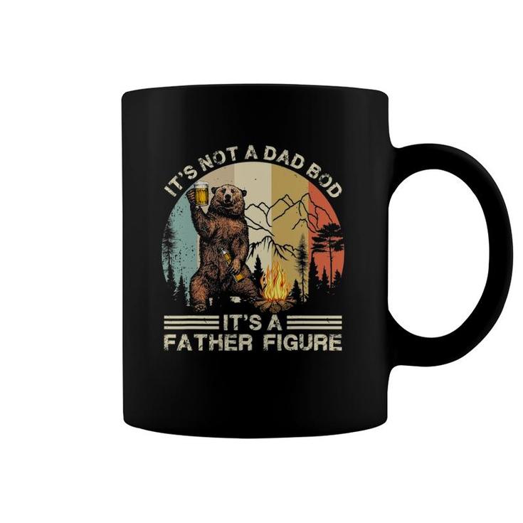It's Not A Dad Bod It's Father Figure Funny Bear Beer Retro Coffee Mug
