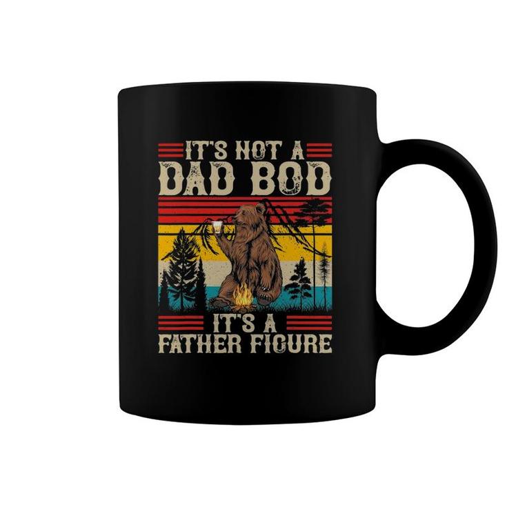 It's Not A Dad Bod It's Father Figure Retro Bear Beer Lover Coffee Mug