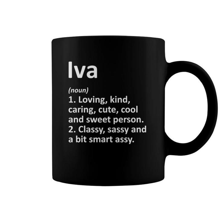 Iva Definition Personalized Name Funny Birthday Gift Idea Coffee Mug