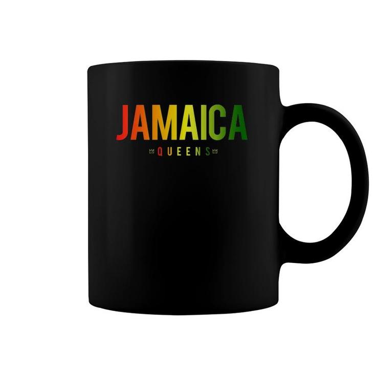 Jamaica Queens - Caribbean Nyc Black Pride Crown  Coffee Mug