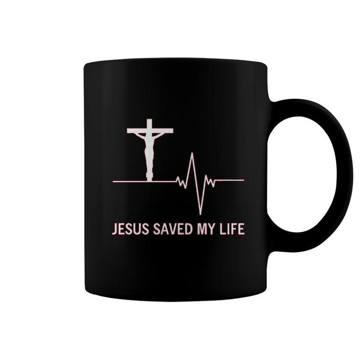 Jesus Saved My Life Faith God Coffee Mug