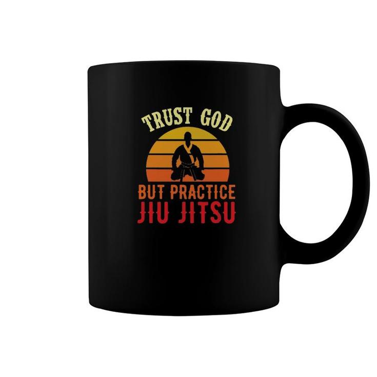 Jiu Jitsu Trust God Coffee Mug