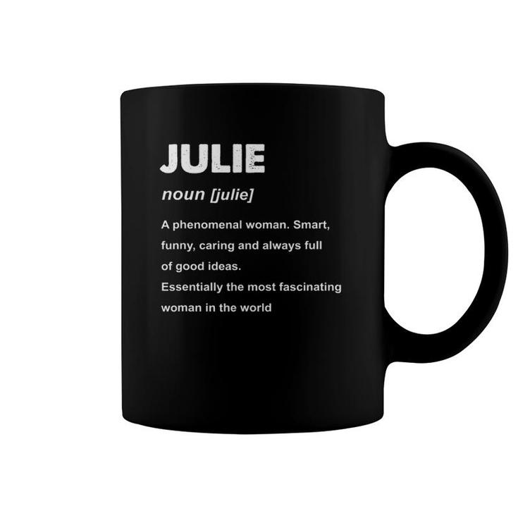 Julie Name Definition Name Gift Coffee Mug