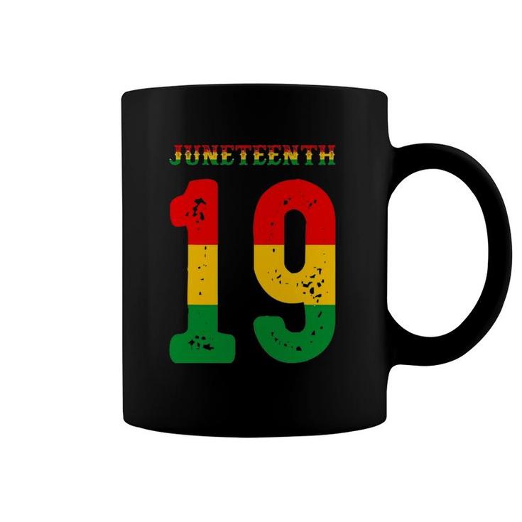 Juneteenth Ancestors Black African American June 19 Ver2 Coffee Mug