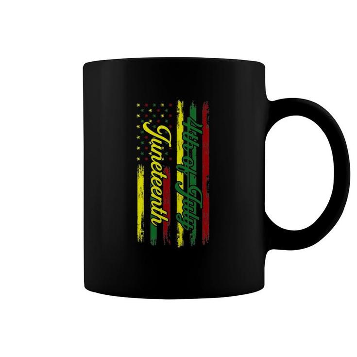 Juneteenth Not 4Th July Black Women Independence Day Coffee Mug